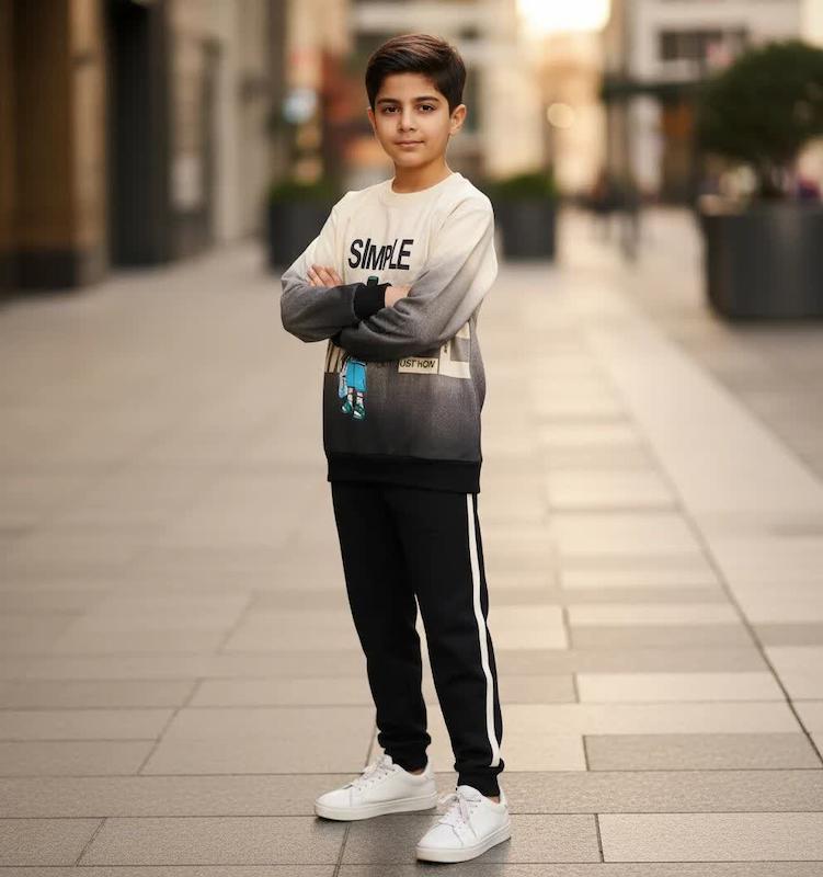 بلوز و شلوار خواهر و برادری 8 تا 15 سال