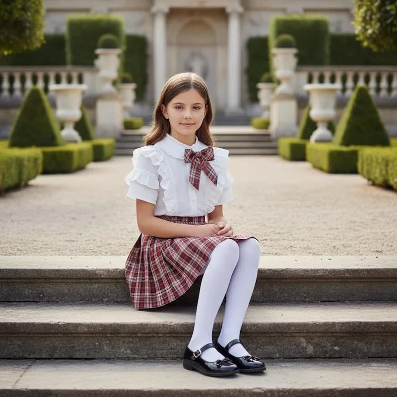 پیراهن دامن کلوش دخترانه ۲ تا ۷ سال