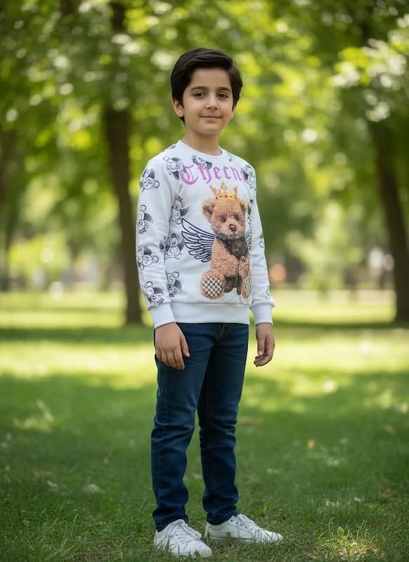 بلوز تک دخترذپسری تدی دورس لاکرا ۳ تا ۱۰ سال