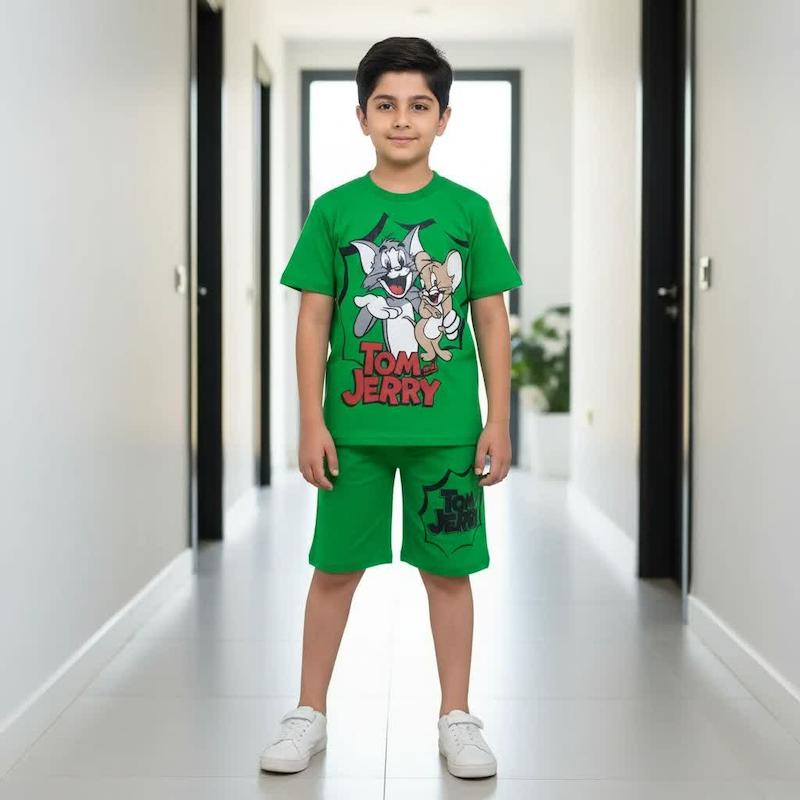 تیشرت شلوارک تام و جری 2 تا 10 سال