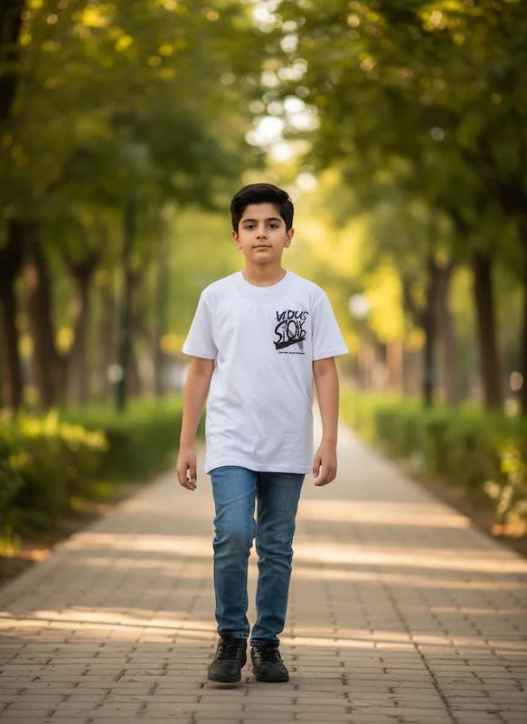 تیشرت تک پنبه لاکرا اسپرت پسرانه 8 تا 13 سال