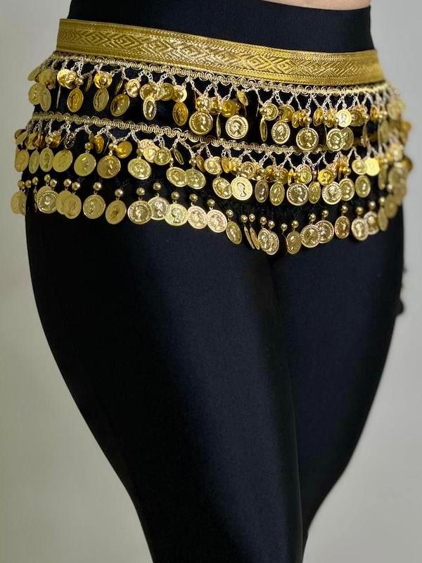 شال مخمل طلایی