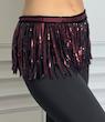 شال رقص پولکی بی صدا تنخور عالی رنگ بندی عالی