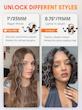 دستگاه ویو مو حرفه‌ای شیگلم مدل Beach Babe Hair Waver - رنگ نقره‌ای رزگلد