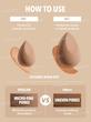 اسفنج آرایشی همه کاره شیگلم مدل Ultimate Universal Beauty Sponge