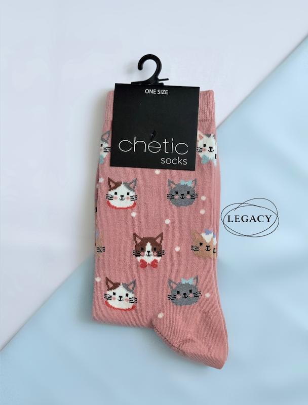 جوراب وارداتی زنانه طرح (Cat) کد 0017