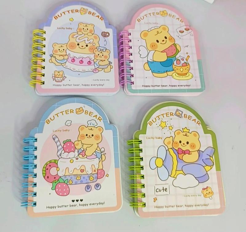 دفترچه های حاشیه دار رنگی خرسی 🧸