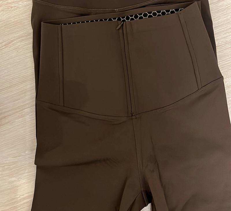 لگ قهوه‌ای ( کمر زیپ)