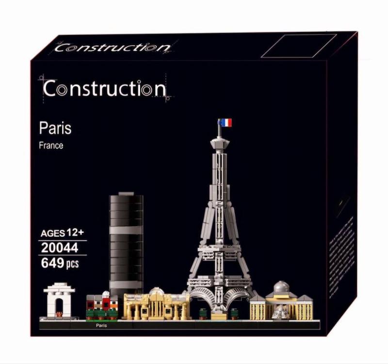 لگو طرح پاریس مدل 20044 – مجموعه نمادهای معروف پاریس