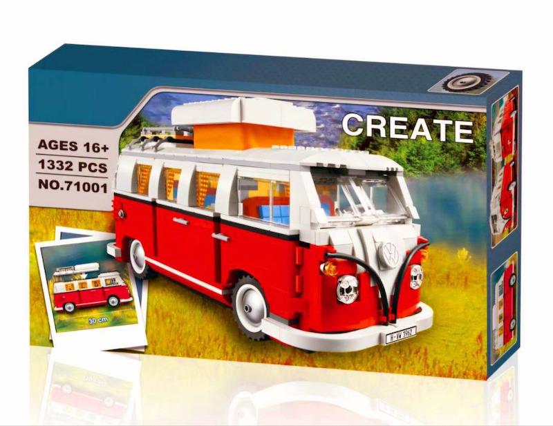 لگو Volkswagen T1 Camper Van (کد 10220) – 1332 قطعه