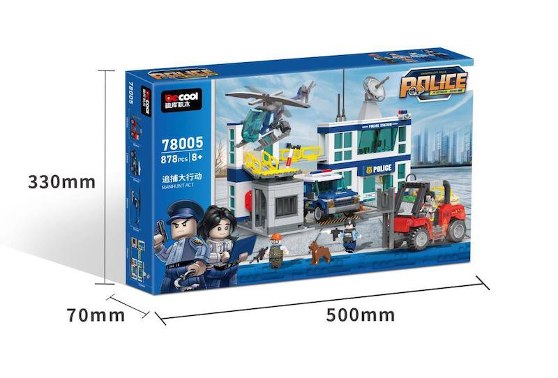 لگو ایستگاه پلیس ۸۷۸ قطعه کد ۷۸۰۰۵ Code 78005 
