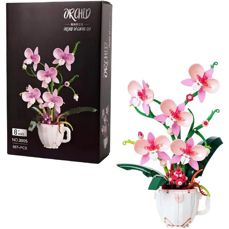 لگو گل ارکیده صورتی ۵۶۷ قطعه کد ۳۰۰۵ Code 3005
