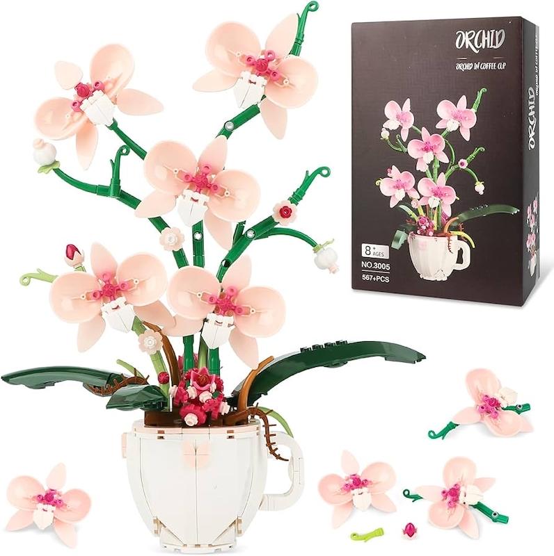 لگو گل ارکیده صورتی ۵۶۷ قطعه کد ۳۰۰۵ Code 3005