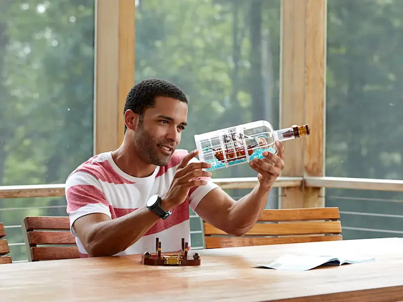 لگو کشتی در بطری - LEGO Ship in a Bottle  - کد 11050