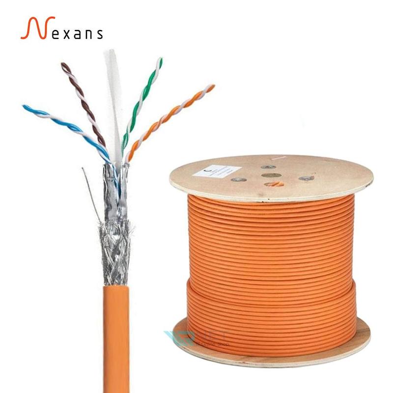کابل نگزنس فویل و شیلد تست پرمننت بالا NEXANS CAT6 SFTP 