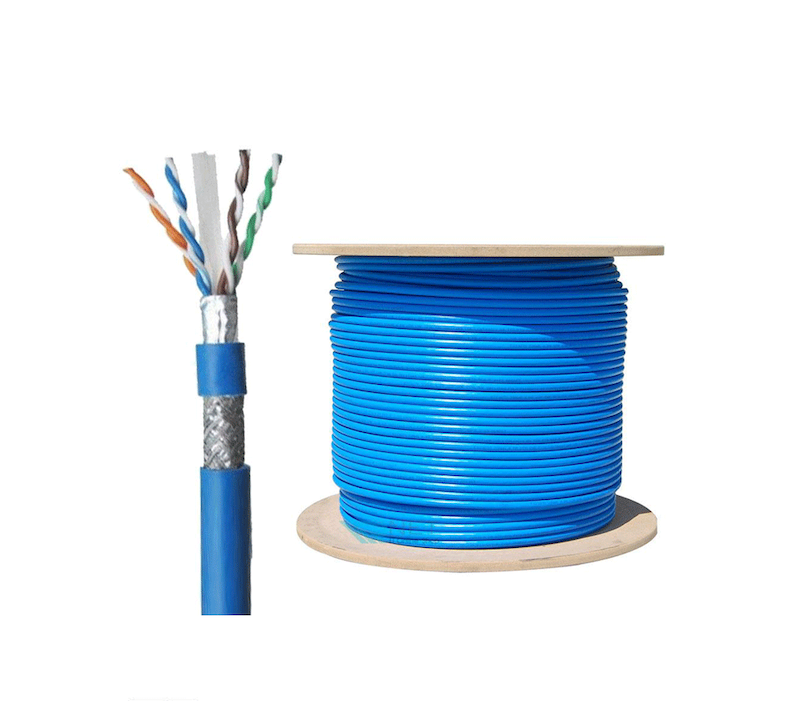 کابل لگراند فویل و شیلد مس غیر فلوک مغزی 48  LEGRAND CAT6 SFTP