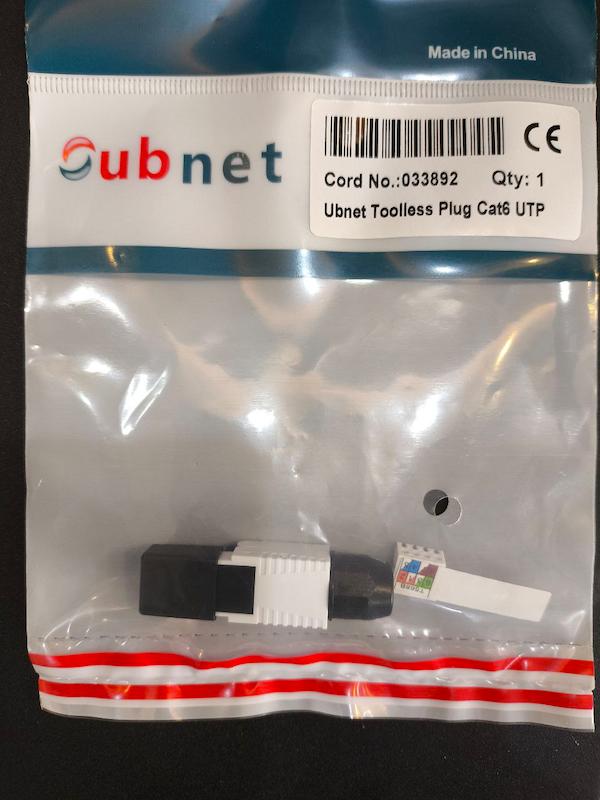 سوکت شبکه بدون ابزار TOOLLESS CAT6 UTP