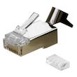 سوکت شبکه شیلددار شانه دار CAT6A/CAT7 STP