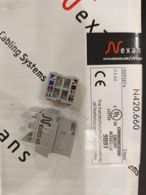 نگزنس کیستون شبکه NEXANS CAT6 UTP