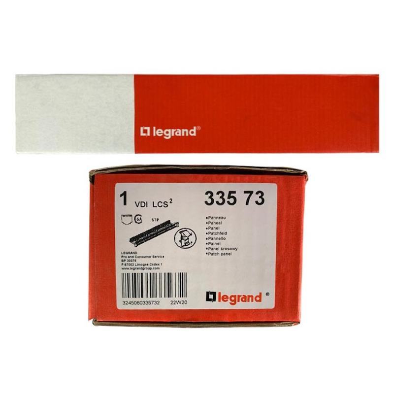 لگراند پچ پنل 24 پورت کت سیکس شیلددار LEGRAND PATCH PANEL 24 PORT CAT6 STP