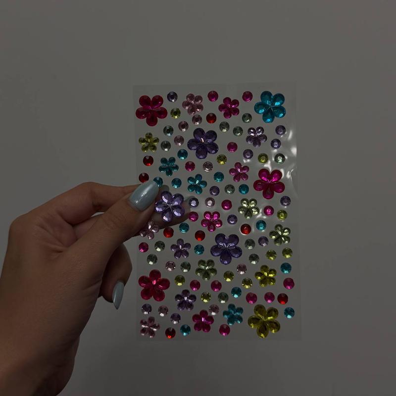 کریستال گل رنگی