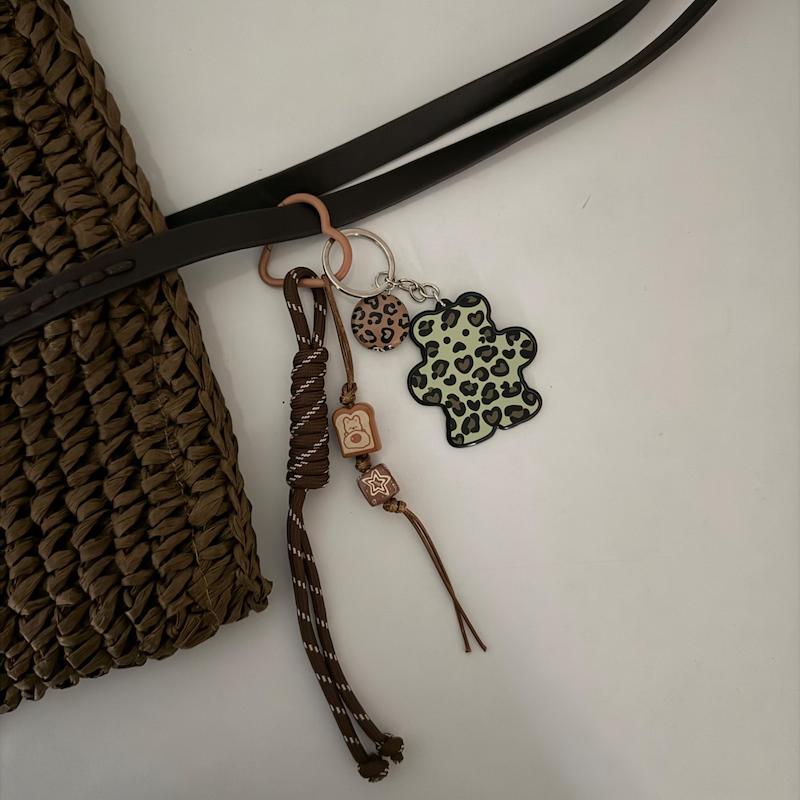 چارم بگ خرس شیشه ای 