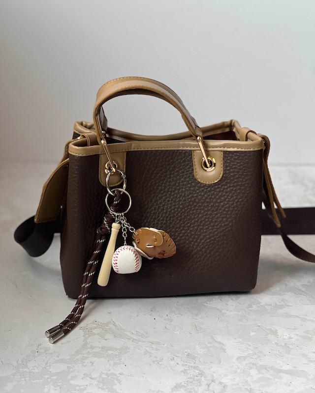 کیف روناک قهوه‌ای 
