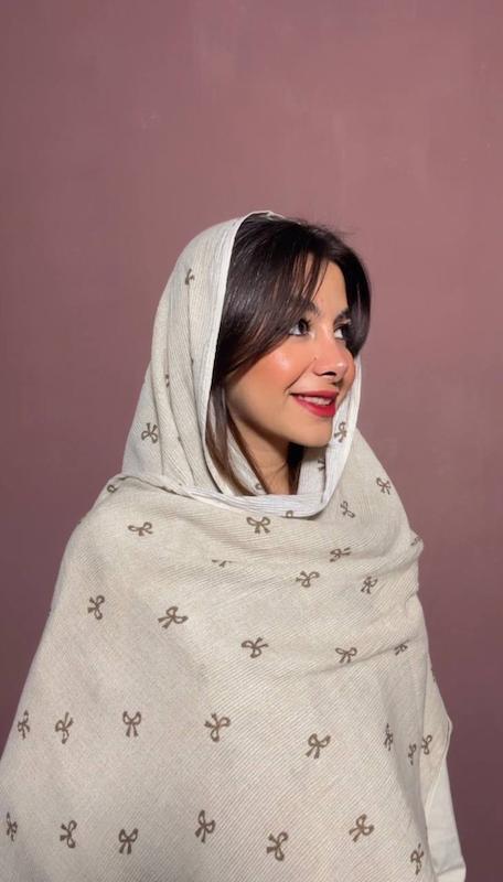 شال برشکا پاییزه پاپیون کد 112