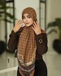 روسری گوچی طرح زنجیری توییل ابریشم 