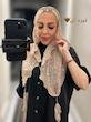 شال مدل دم روباهی وارداتی برند marselo