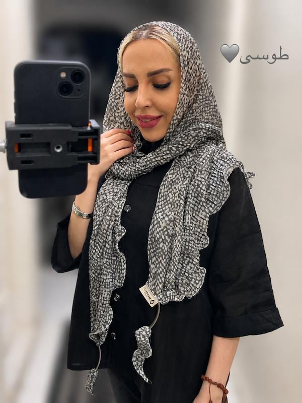 شال مدل دم روباهی وارداتی برند marselo