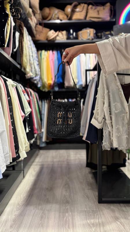 کیف حصیری miu miu