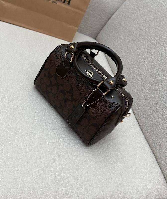 کیف صندوقی قهوه ای کد 595
