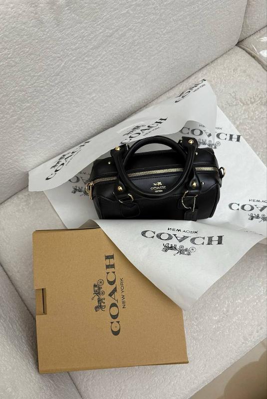 کیف کوچ |Coachساده صندوقی مشکی کد 596