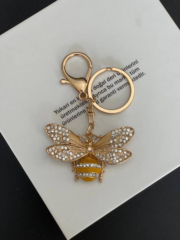 چارم بگ وارداتی نگینی سنجاقک کد 614