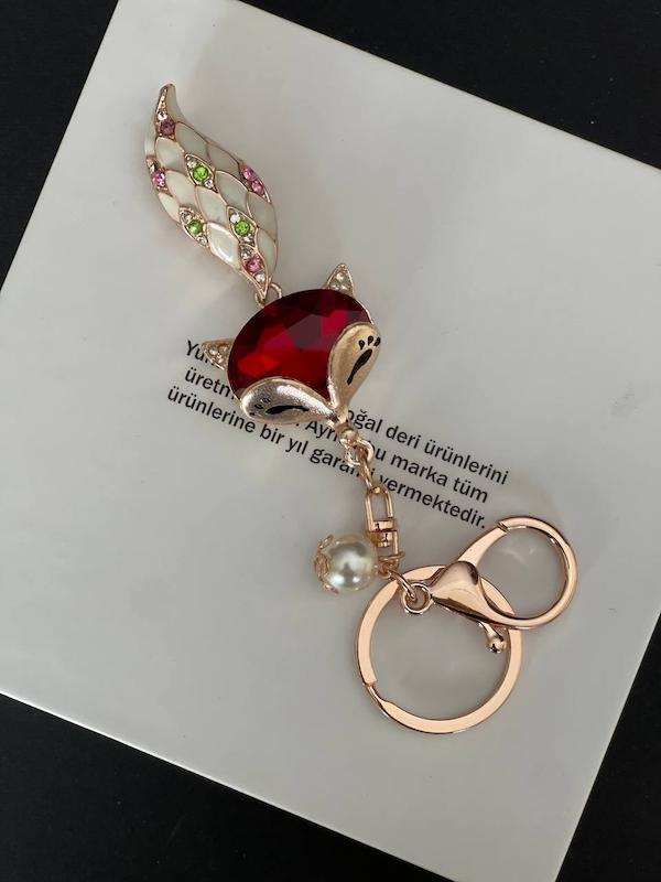 چارم بگ وارداتی نگینی روباه کد 617