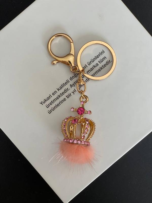 چارم بگ وارداتی نگینی تاجی کد 619