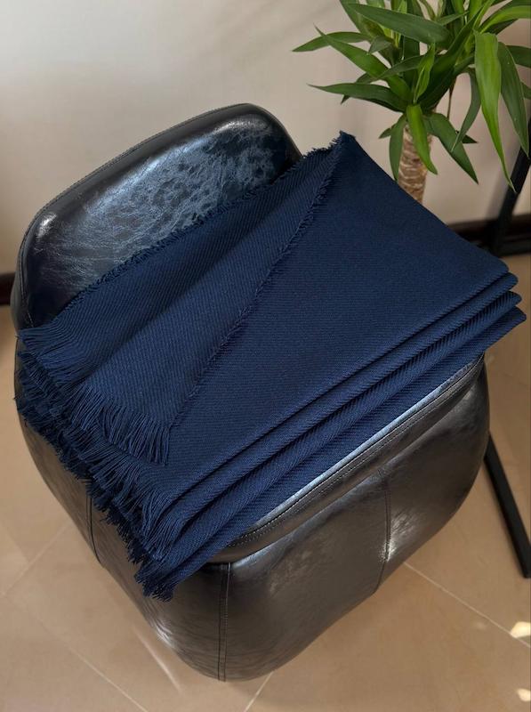 شال بافت پاییزه دوریش تک رنگ کد 631