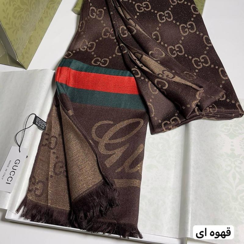شال کشمیر ابریشم لمه کد 038