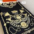 شال ابریشم ژاکارد فول پک کد 715