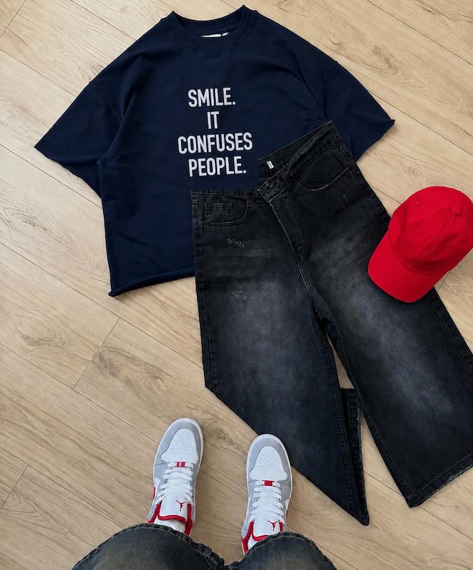 تیشرت باکسی smile