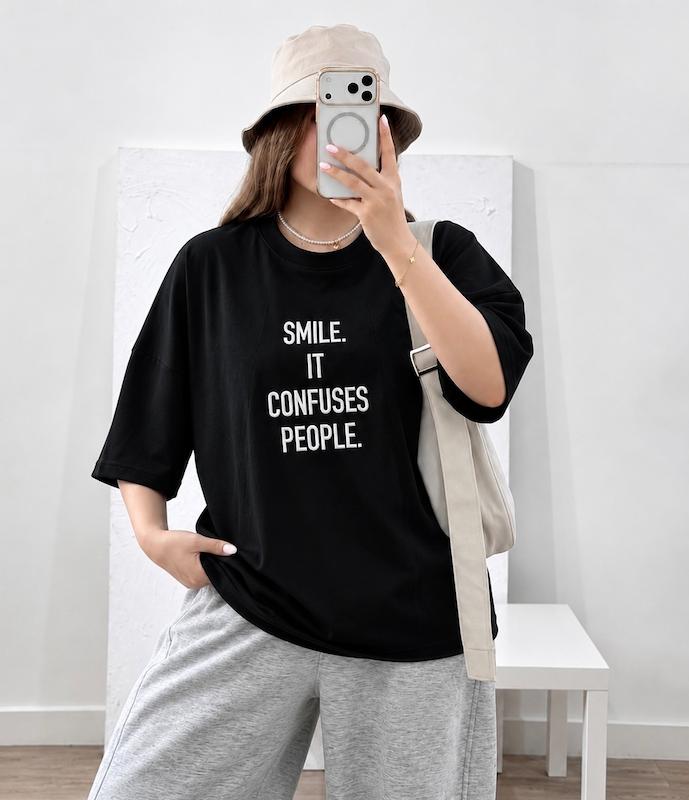تیشرت باکسی smile