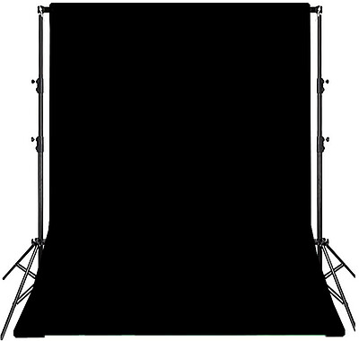 فون بک گراند مشکی مخمل Black Velvet Backdrop 2×3