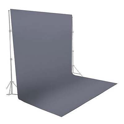 فون بک گراند خاکستری مخمل Gray Velvet Backdrop 3×5