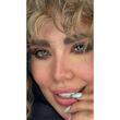 لنز آبی نیبلی رگه دار وایلد بلو لیزا