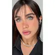 لنز میکس آبی کریستالی و عسلی تیتانیوم جمستون فصلی