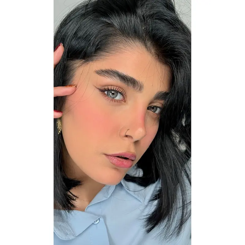 لنز طوسی عسلی عروسکی وایلد موکا لیزا