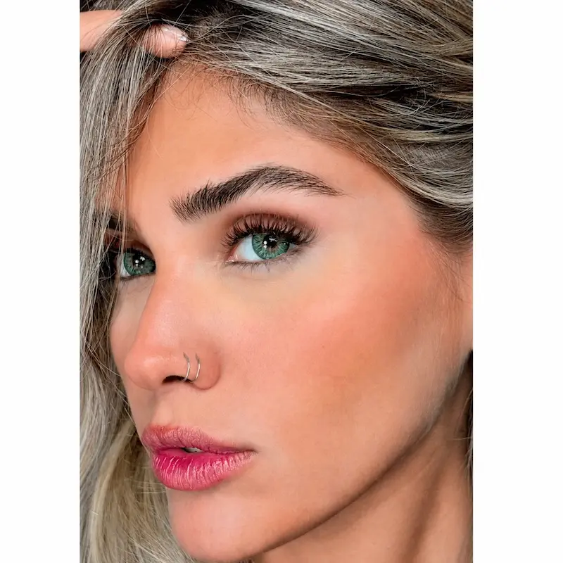 لنز سبز عسلی آتلانتیس گیرین گلوریا