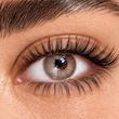لنز قهوه ای عسلی رگه‌دار سندی امبر نایس ایز