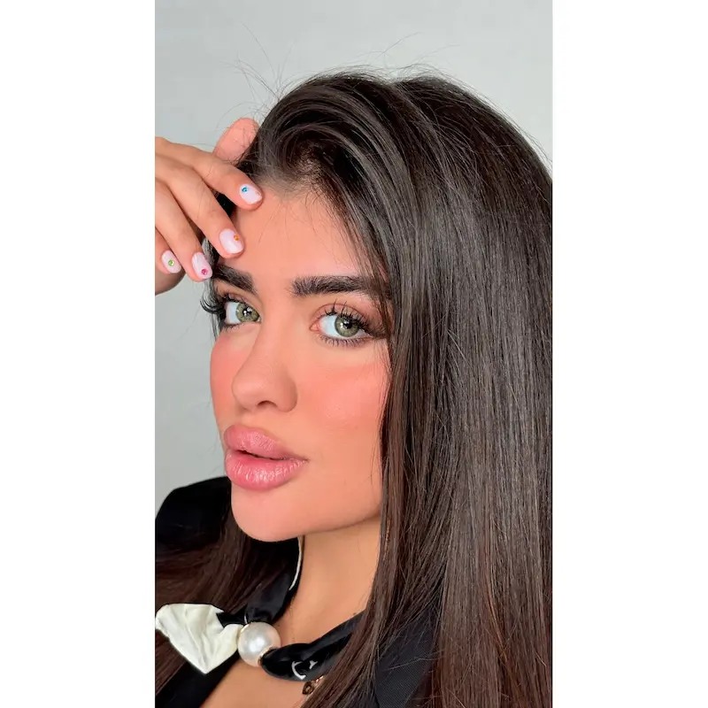 لنز سبز عسلی مید نایت گیرین کاتیا